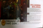 Tomando un café con Villagrán Bolaños en Medialunas Calentitas Revista Clip