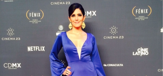 Lu Sapena estuvo presente en la segunda edición de los Premios Fénix en DF México.