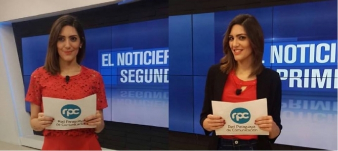 Lucía Sapena presenta el bloque "A&E" en el Noticiero de la RPC.