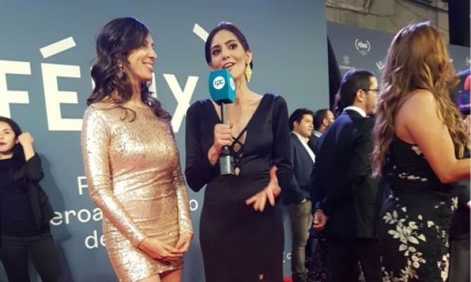 Lu en los Premios Fénix del Cine iberoamericano, Ciudad de México 2016.